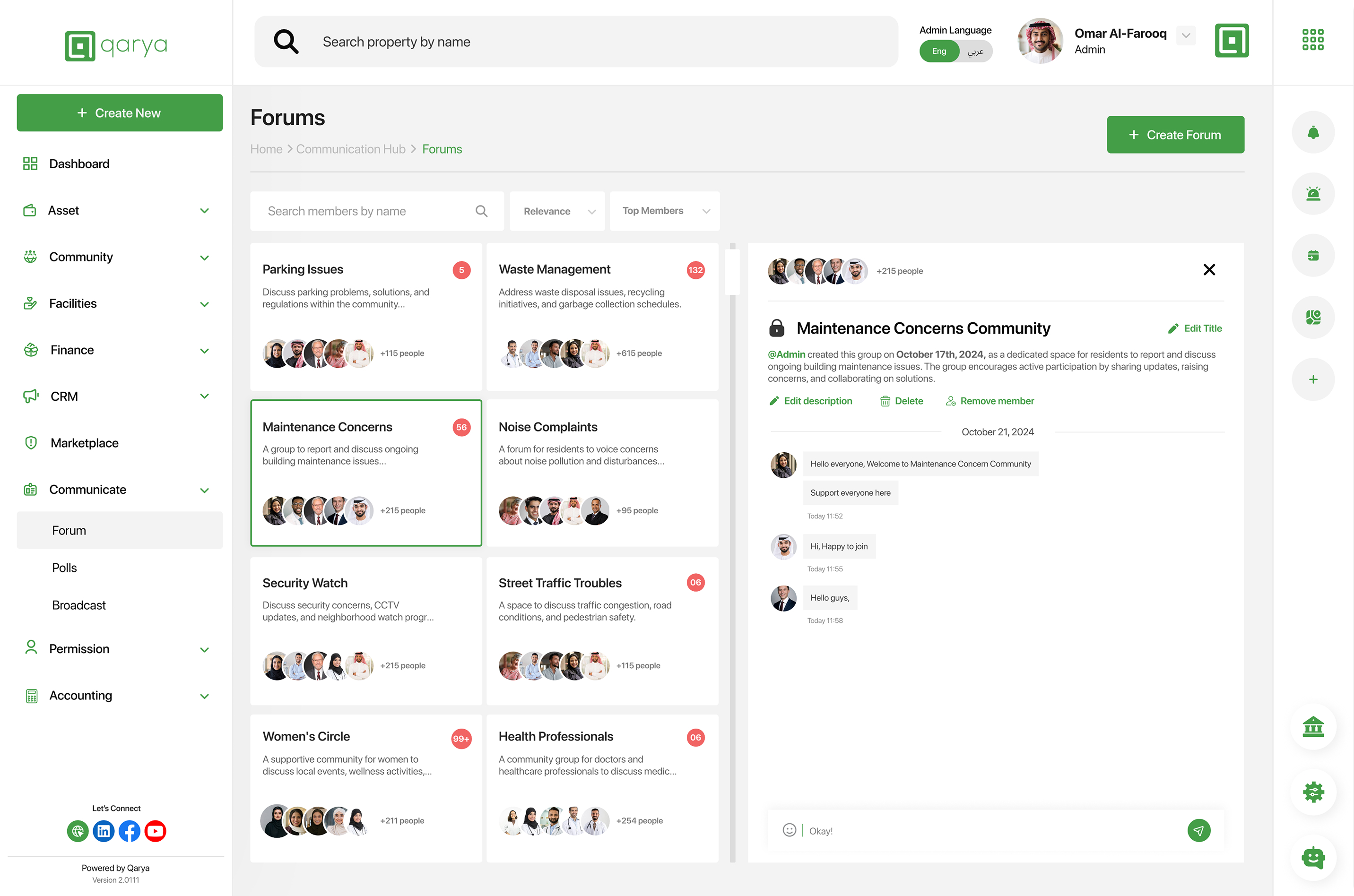 Property Management Mockup