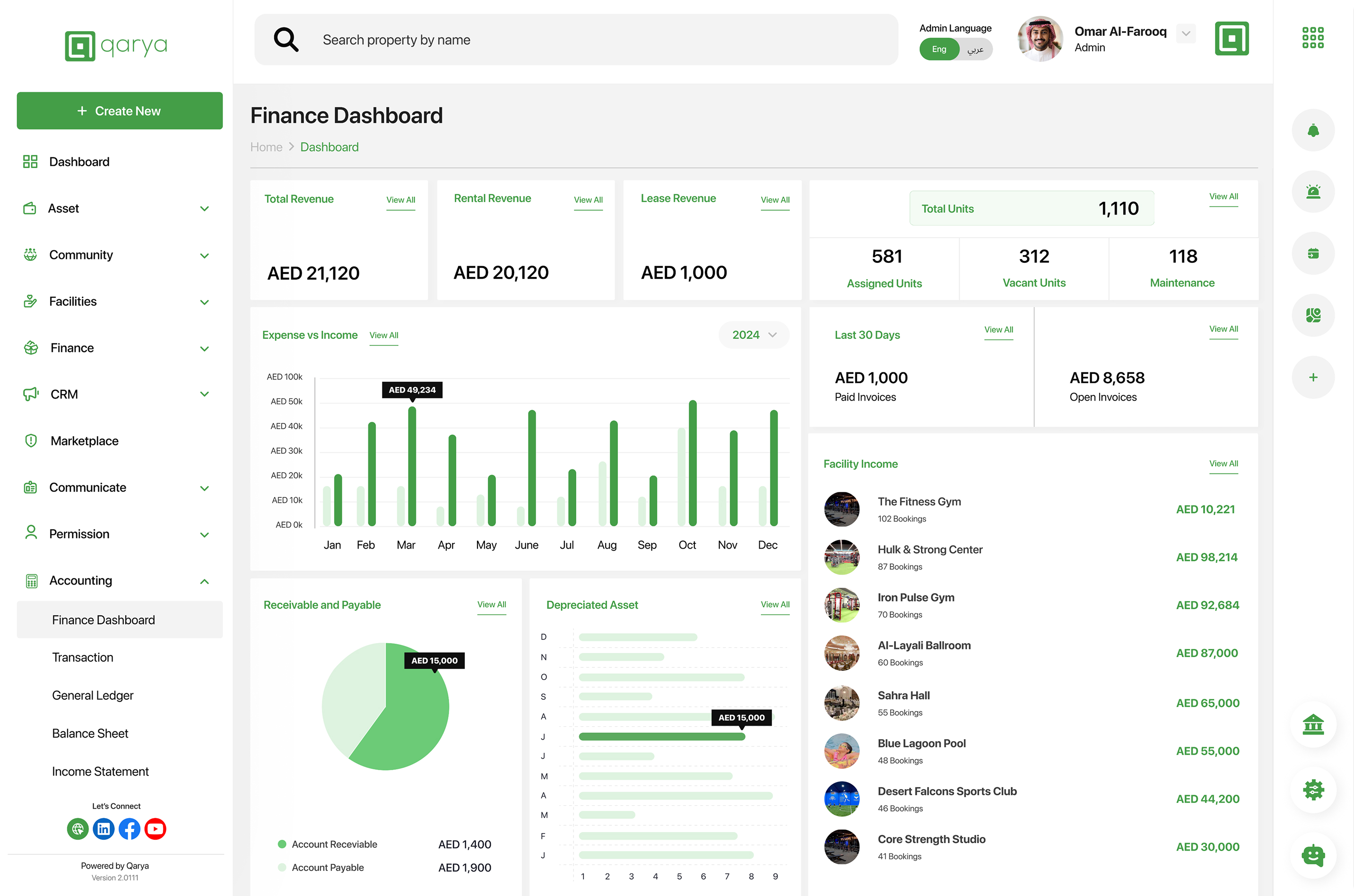 Financial Management Mockup